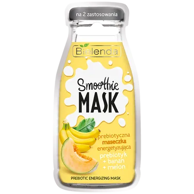 Bielenda Smoothie Mask, Prebiotyczna maseczka energetyzująca `Prebiotyk + banan + melon`
