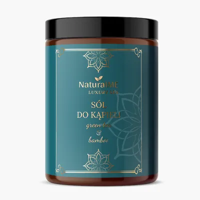 NaturalME Luxury SPA,  Green Tea & Bamboo,  Sól do kąpieli
