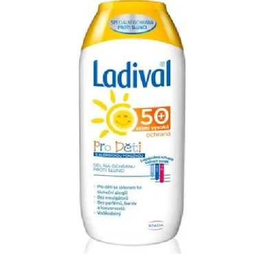Ladival Kids, Krem-żel do opalania dla skóry z alergią na słońce SPF 50+