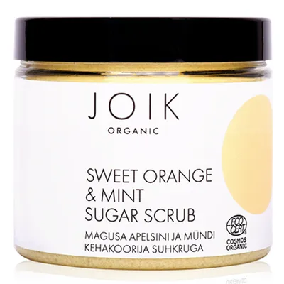 Joik Sweet Orange & Mint Sugar Scrub (Cukrowy peeling do ciała `Słodka pomarańcza i mięta`)