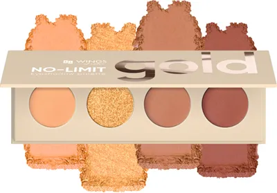 AA Wings of Color No Limit, Gold Eyeshadow Palette (Paleta cieni do powiek)