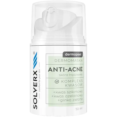 Solverx Dermopeel, Anti-Acne, Dermomaska do skóry trądzikowej