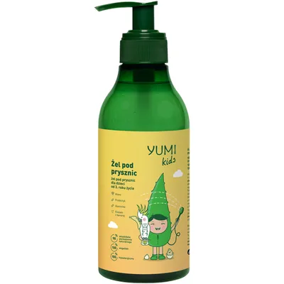 Yumi Kids, Bananowy żel pod prysznic dla dzieci od 3. roku życia