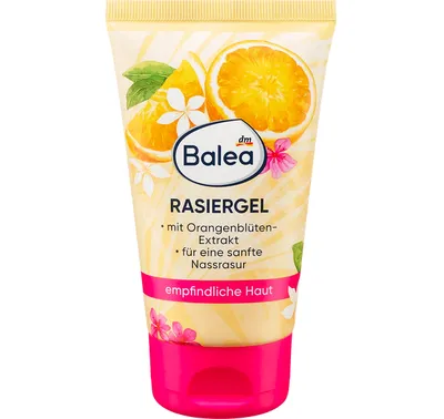 Balea Shaving Gel with Orange Flower Extract (Żel do golenia z esktraktem  z kwiatu pomarańczy)