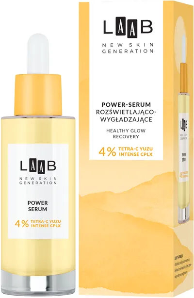 AA LAAB,  Tetra- C Yuzu, Power-serum rozświetlająco-wygładzające