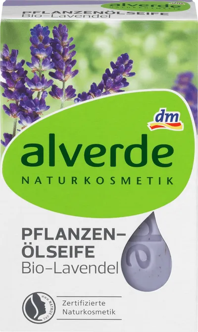 Alverde Seifenstück Pflanzenöl Lavendel (Mydło w kostce lawendowe)