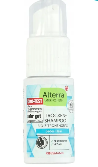 Alterra Bio LemonGrass, Dry Shampoo (Trawa cytrynowa, Suchy szampon)