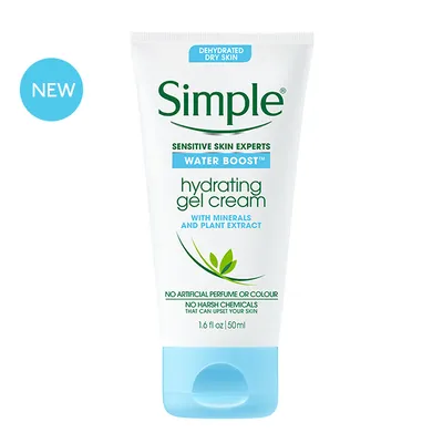 Simple Water Boost, Hydrating Gel Cream (Nawilżający krem ​​żelowy)