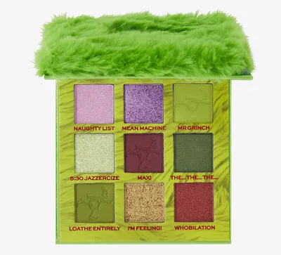 Revolution Beauty (Makeup Revolution) The Grinch x Revolution, Mean One Shadow (Paleta cieni)