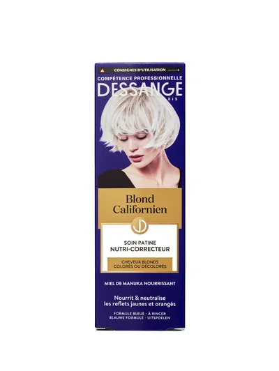 Dessange Professional Hair Luxury, Blond Californien, Krem korygujący do włosów blond California Blonde System