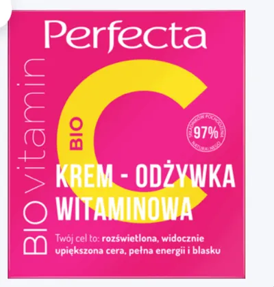 Perfecta Bio Vitamin, Krem- odżywka witaminowa `Witamina C`