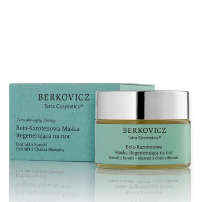 Berkovicz Tatra Cosmetics Beta-karotenowa maska regenerująca na noc