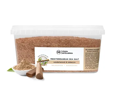 Stara Mydlarnia Sandalwood & Tobacco, Sól do kąpieli