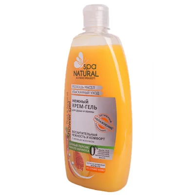 Natural SPA Delikatny żel pod prysznic `Soczysta brzoskwinia & Morela`