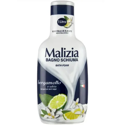 Malizia Bergamot and Sage, Bath Foam (Bergamotka i Szałwia, Płyn do kąpieli)
