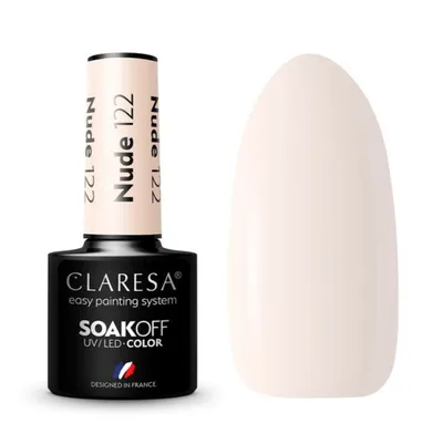 Claresa Nude Collection, Soak Off UV/LED Color (Lakier hybrydowy)