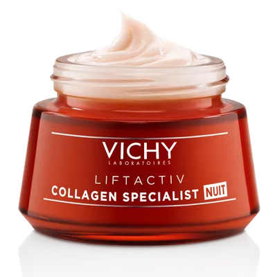 Vichy Liftactiv Collagen Specialist Nuit (Przeciwzmarszczkowy krem na noc)