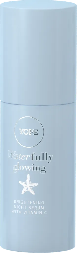 Yope Waterfully, Glowing, Rozświetlające serum na noc z witaminą C