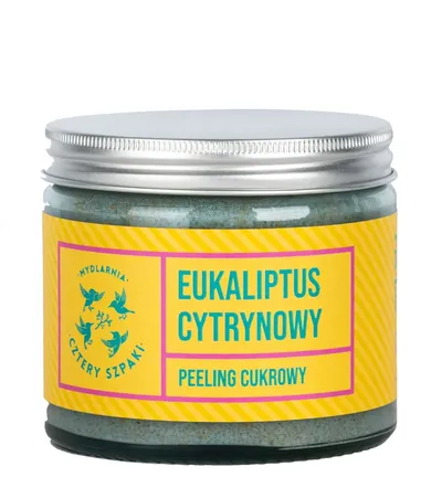 Mydlarnia Cztery Szpaki Peeling cukrowy `Eukaliptus cytrynowy`