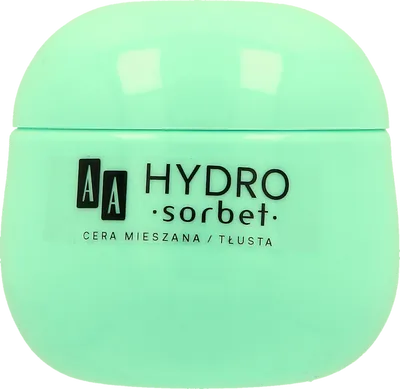 AA Hydro Sorbet, Krem multinawilżenie + matowienie do cery mieszanej/tłustej
