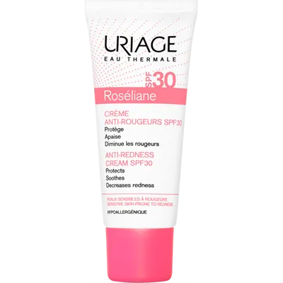 Uriage Roseliane, Creme Anti - Rougeurs SPF 30 (Krem do cery naczynkowej SPF 30 kojąco - ochronny)
