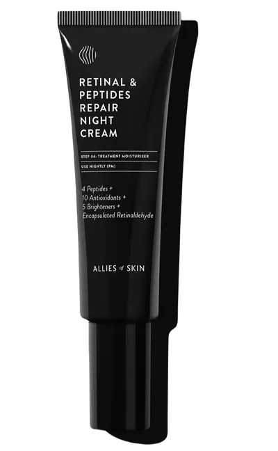 Allies of Skin Retinal 0.1% & Peptides, Advanced Repair Night Cream (Krem na noc z retinalem 0,1%)