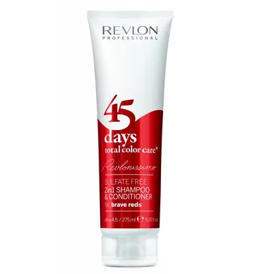 Revlon 45 Days Total Color Care,  Sulfate Free 2 in 1 Shampoo & Conditioner for Brave Reds (2 w 1 szampon i odżywka do włosów)