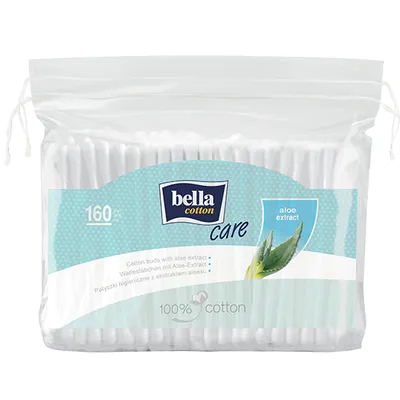 Bella Cotton Care Aloe Extract Cotton Buds (Patyczki higieniczne z aloesem)