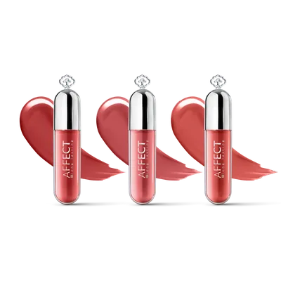 Affect Desert Wonders, Mini Liquids Lipsticks Set (Zestaw 3 mini pomadek)