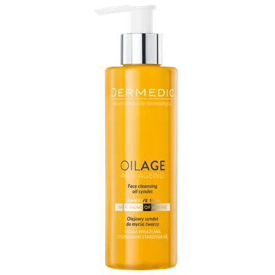 Dermedic Oilage, Anti-Ageing, Olejowy syndet do mycia twarzy