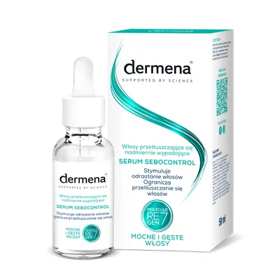 Dermena Sebocontrol, Serum do włosów przetłuszczających się i nadmiernie wypadających