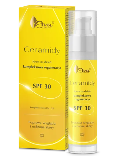 Laboratorium Kosmetyczne AVA Ceramidy, Kompleksowa regenaracja, Krem na dzień SPF30