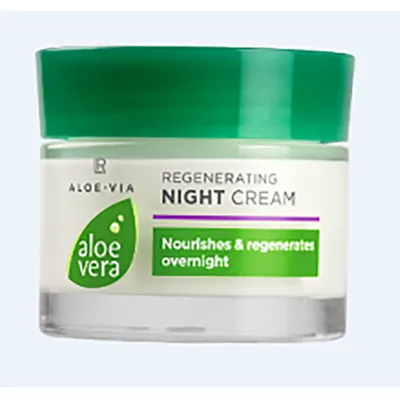 LR Health & Beauty Aloe Via, Aloe Vera Regenerating Night Cream (Regenerujący krem na noc)