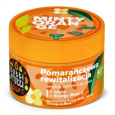 Tutti Frutti Peeling cukrowy do ciała `Minty Orange`