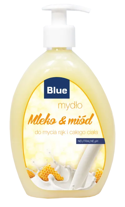 Blue Mydło w płynie `Mleko i miód`