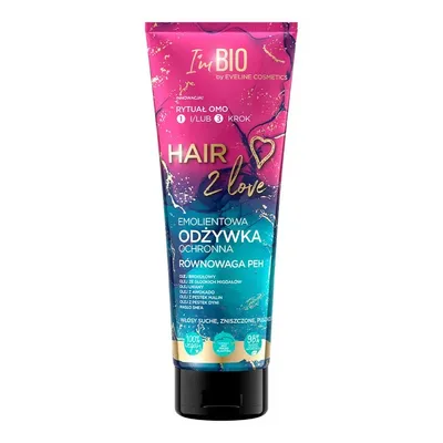 Eveline Cosmetics I'm Bio Hair 2 Love, Emolientowa odżywka ochronna