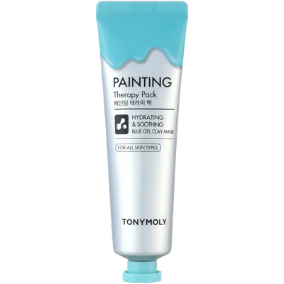 Tony Moly Painting, Therapy Pack Hydrating & Soothing Blue Gel Clay Mask (Maska do twarzy niebieska)