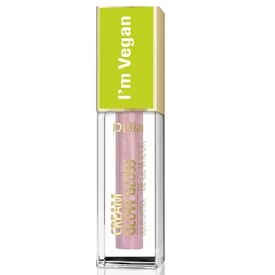 Delia I'm Vegan Creamy Glow Gloss (Wegański błyszczyk powiększający usta)