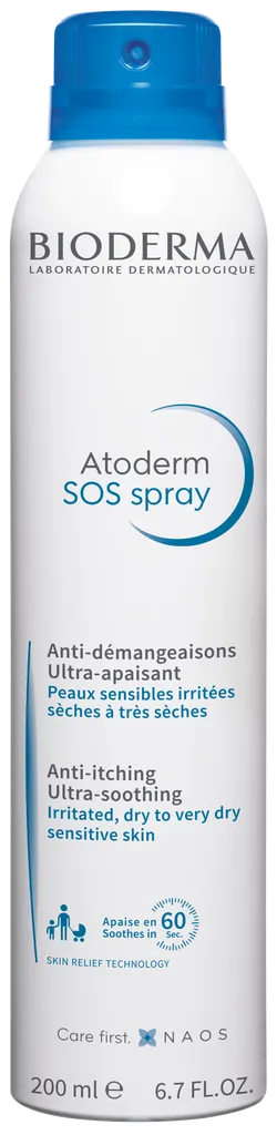 Bioderma Atoderm SOS Spray (Spray likwidujący swędzenie skóry)