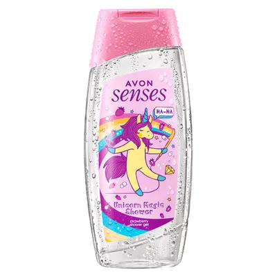 Avon Senses, Unicorn Magic Shower (Truskawkowy żel pod prysznic dla dzieci)