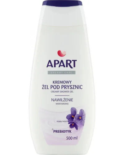 Apart Creamy Care, Kremowy żel pod prysznic nawilżenie `Fiołek + prebiotyk`