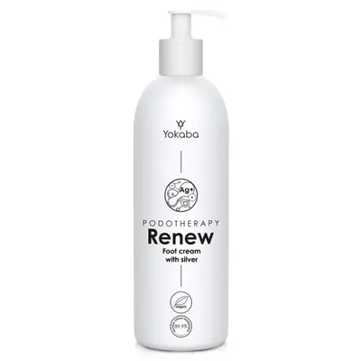 Yokaba Podotherapy, Renew Foot Cream with Silver (Krem do stóp ze srebrem)