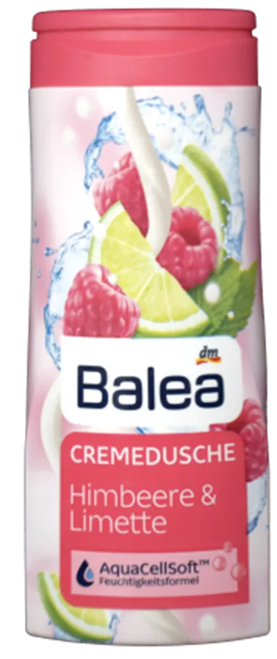 Balea Himbeere	& Limette, Cremedusche (Żel pod prysznic `Maliny i Limetka`)