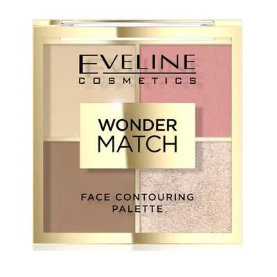 Eveline Cosmetics Wonder Match, Face Contouring Palette (Paleta do konturowania twarzy)
