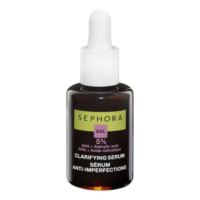 Sephora Collection, Sal 5% AHA + Salicylic Acid Clarifying Serum (Serum do twarzy przeciw niedoskonałościom)