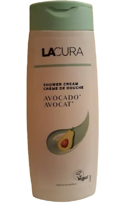 LaCura Shower Cream Avocado (Kremowy żel pod prysznic z awokado)