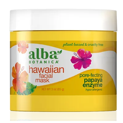 Alba Botanica Hawaiian Facial Mask Papaya Enzyme (Hawajska maska do twarzy z enzymami z papai)