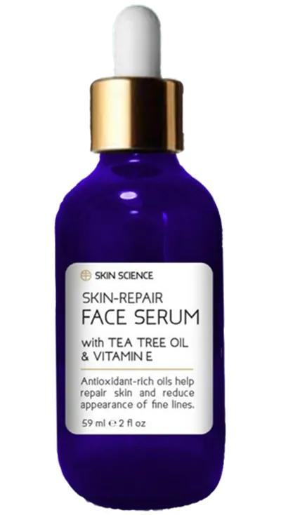 Skin Science Skin-repair Face Serum Tea Tree Oil & Vitamin E (Serum do twarzy z olejkiem z drzewa herbacianego i witaminą E)