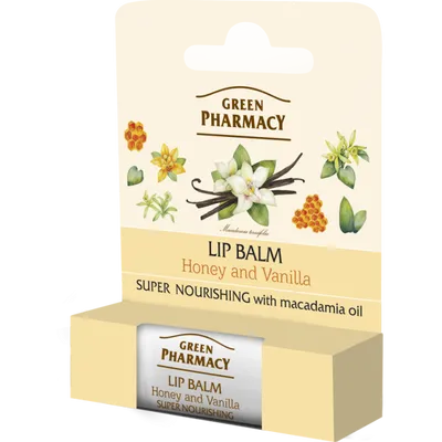 Green Pharmacy Odżywczy balsam do ust SPF 10 `Miód i wanilia`