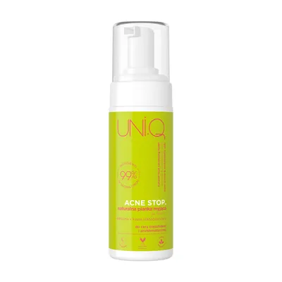 Uni.Q Acne Stop, Naturalna pianka myjąca do twarzy